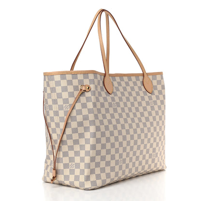 Louis Vuitton Damier Azur Neo Neverfull GM Rose Ballerine 4 of 14