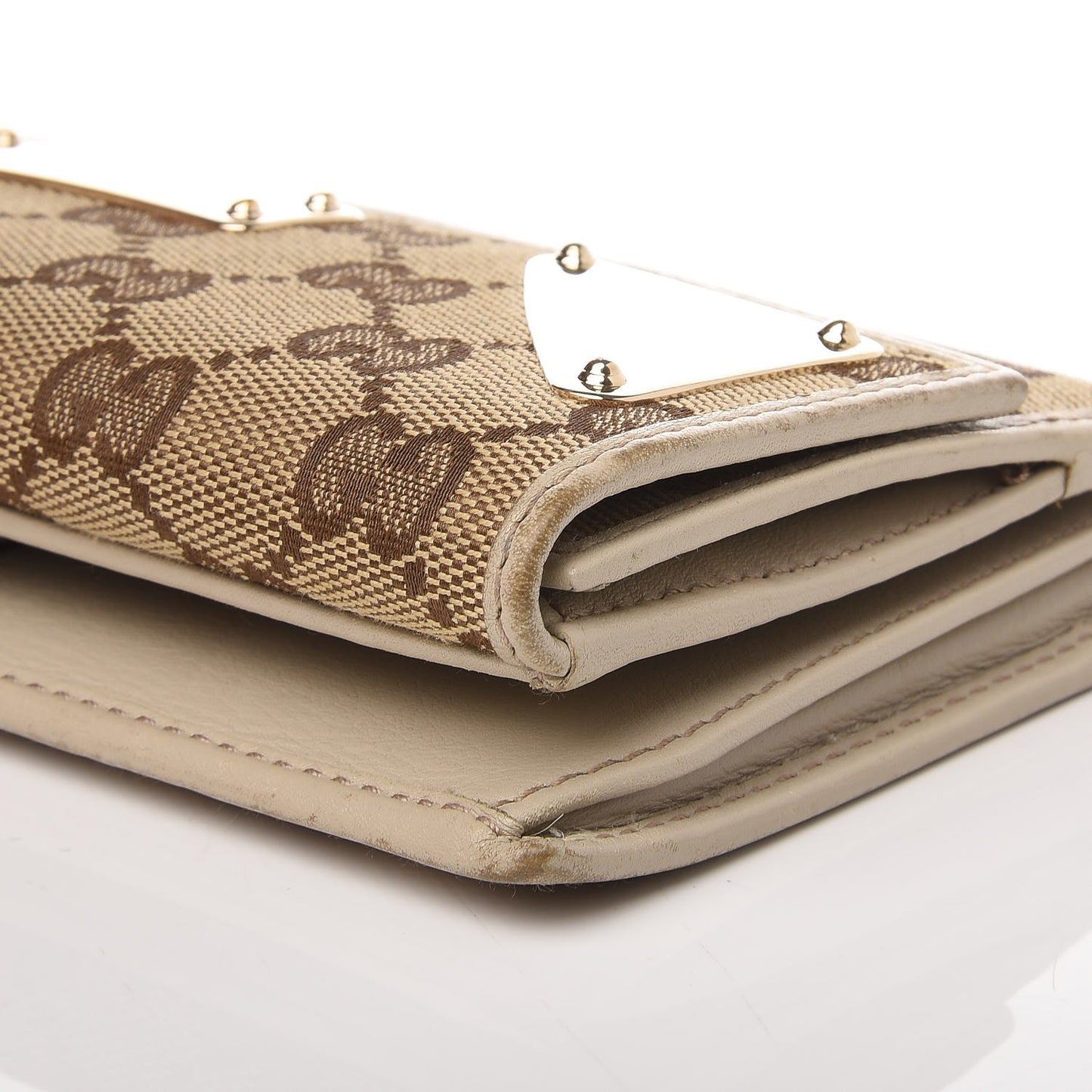 Monogram Indy Continental Wallet Off White