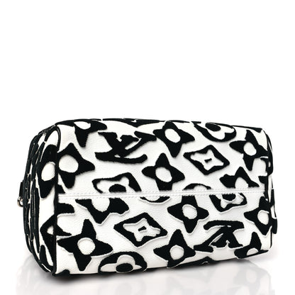 Louis Vuitton X UF Tufted Monogram Speedy Bandouliere 25 White Black 4 of 10
