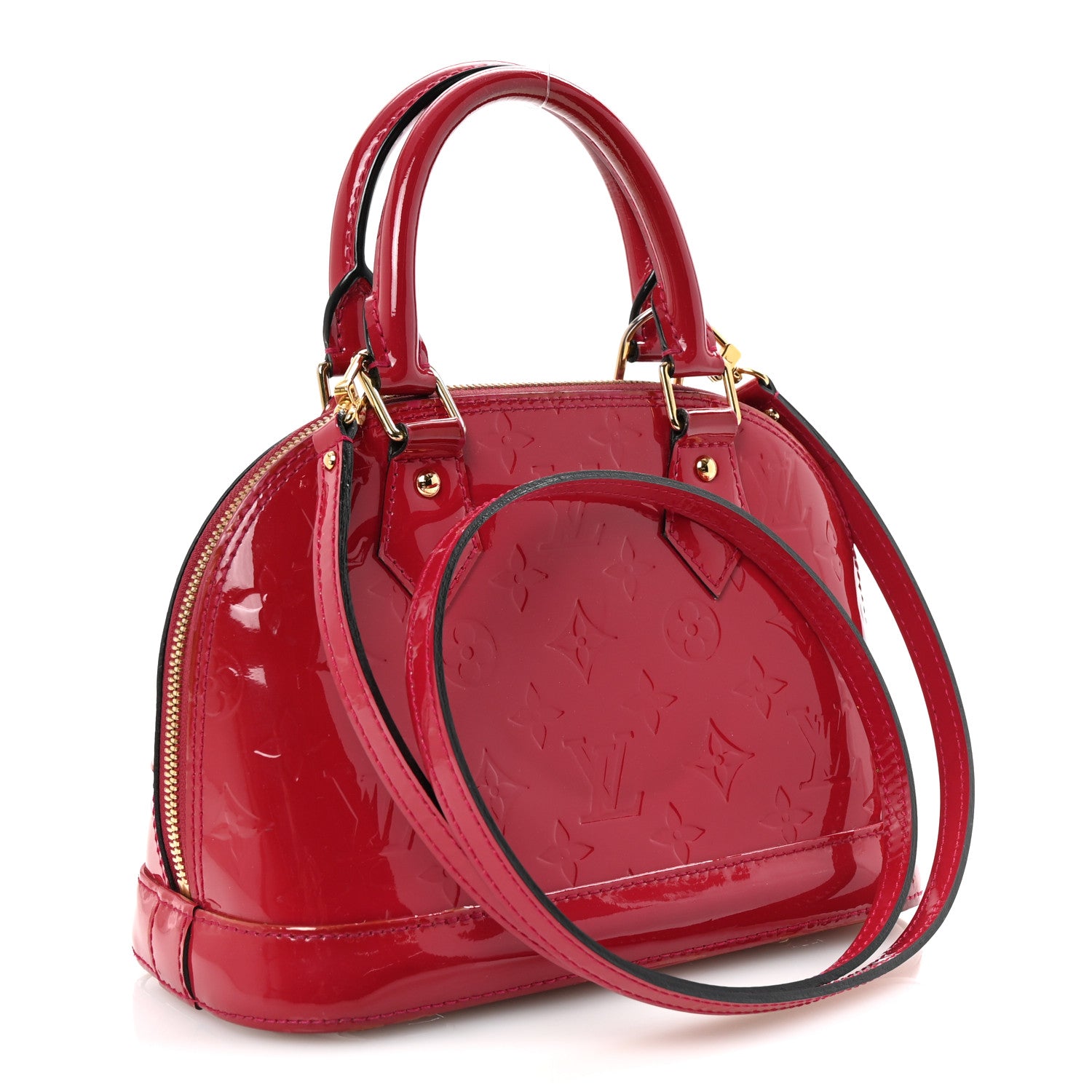Louis Vuitton Vernis Alma BB Rose Indien 3 of 9