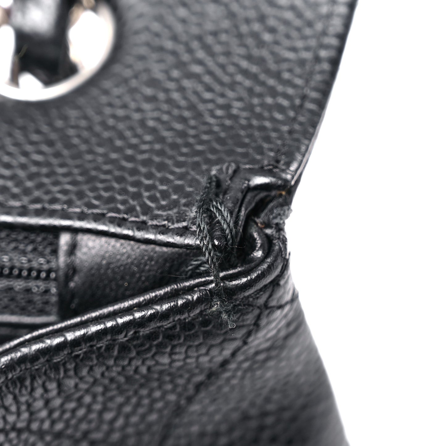 Caviar Quilted Maxi Single Flap Black