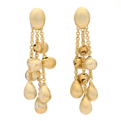 Marco Bicego 18K Yellow Gold Siviglia Three Strand Earrings 1 of 5