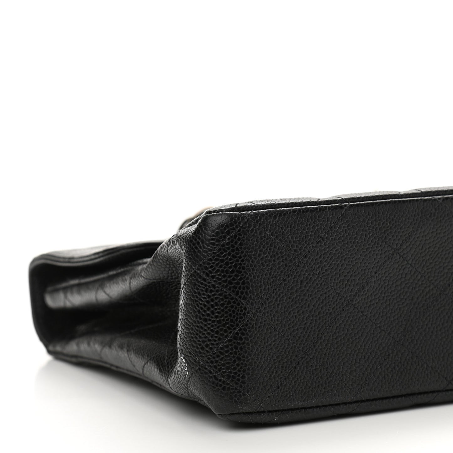Caviar Quilted Jumbo Single Flap Black