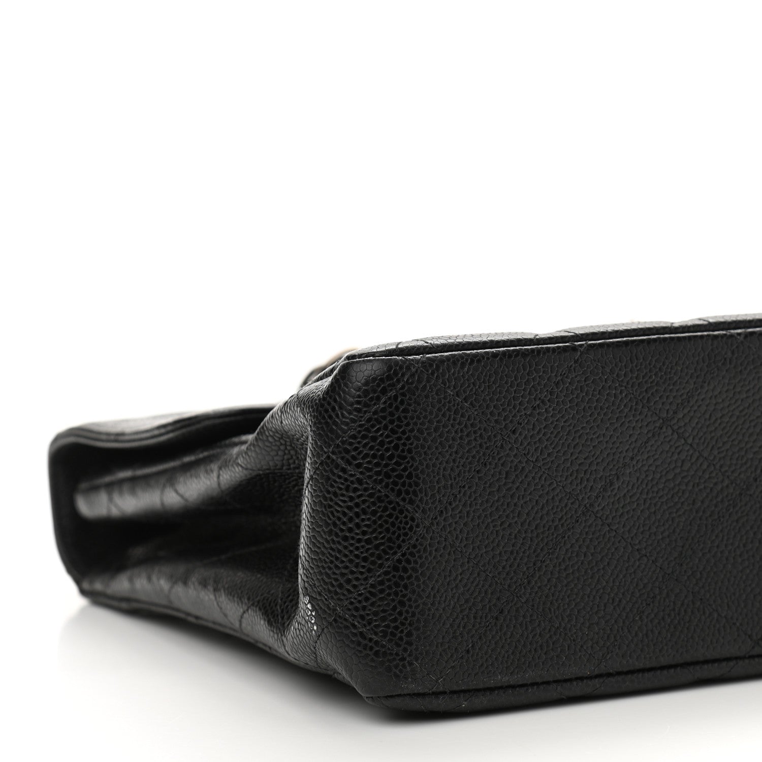 Chanel Caviar Quilted Jumbo Single Flap Black 9 of 10