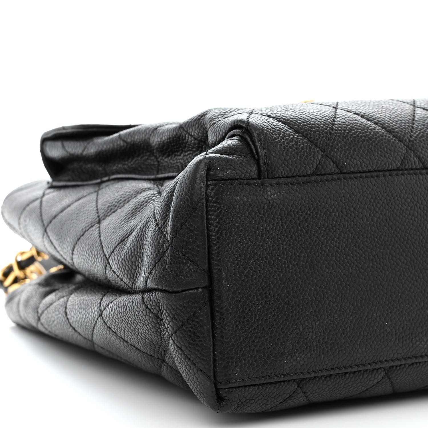 Chanel Caviar Quilted Pocket Shopping Tote Black 13 of 15