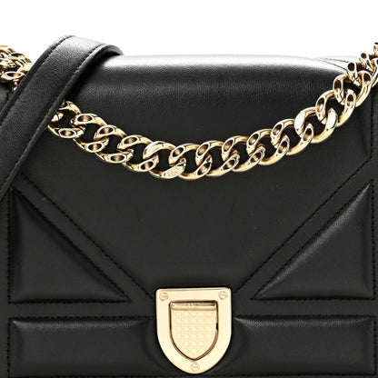 Christian Dior Calfskin Small Diorama Flap Bag Black 7 of 14