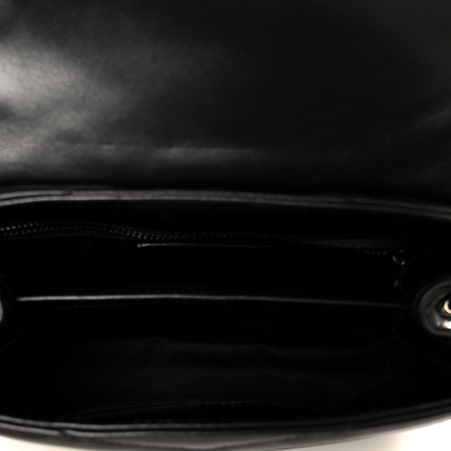 Saint Laurent Calfskin Y Quilted Monogram Monochrome Toy Loulou Crossbody Bag Black 5 of 11