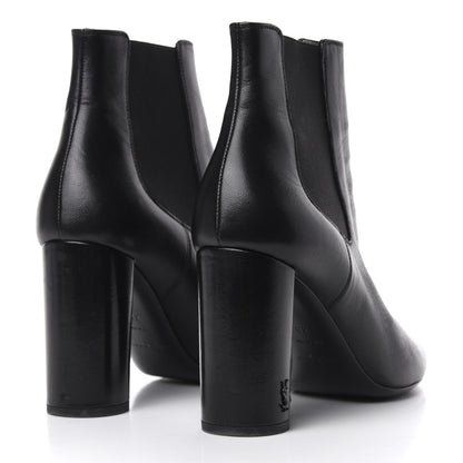 Saint Laurent Nappa Babies Chelsea 90 Ankle Boot 38 Black 4 of 10