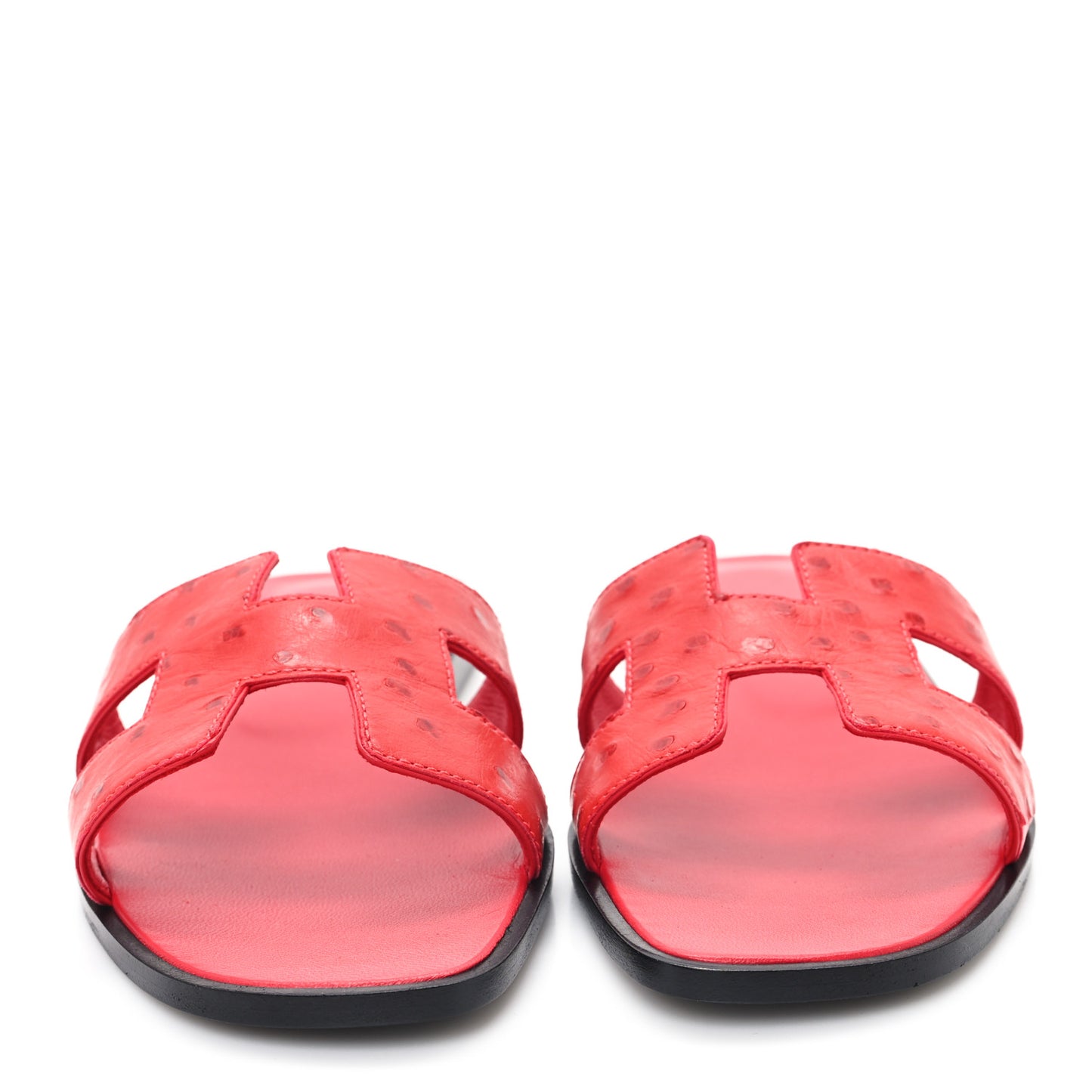 Ostrich Oran Sandals 38 Rose Cotinga
