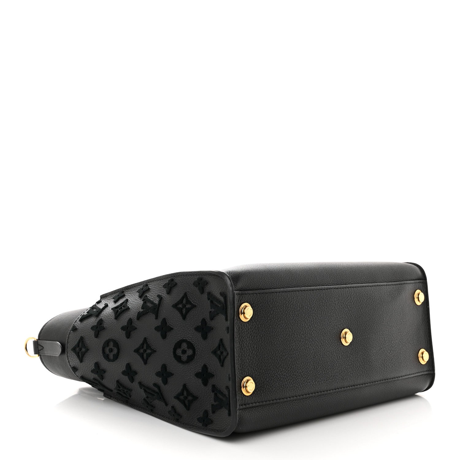 Louis Vuitton Calfskin Monogram Tufting On My Side Black 4 of 10