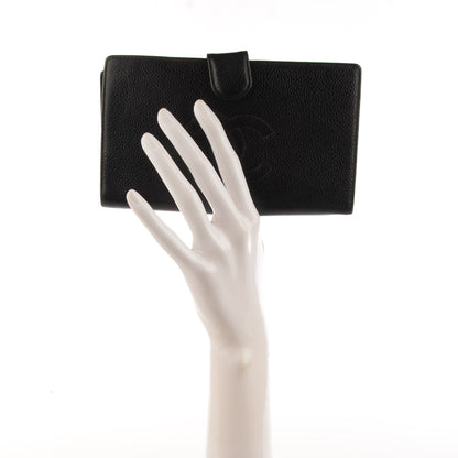 Chanel Caviar CC French Wallet Black 2 of 8