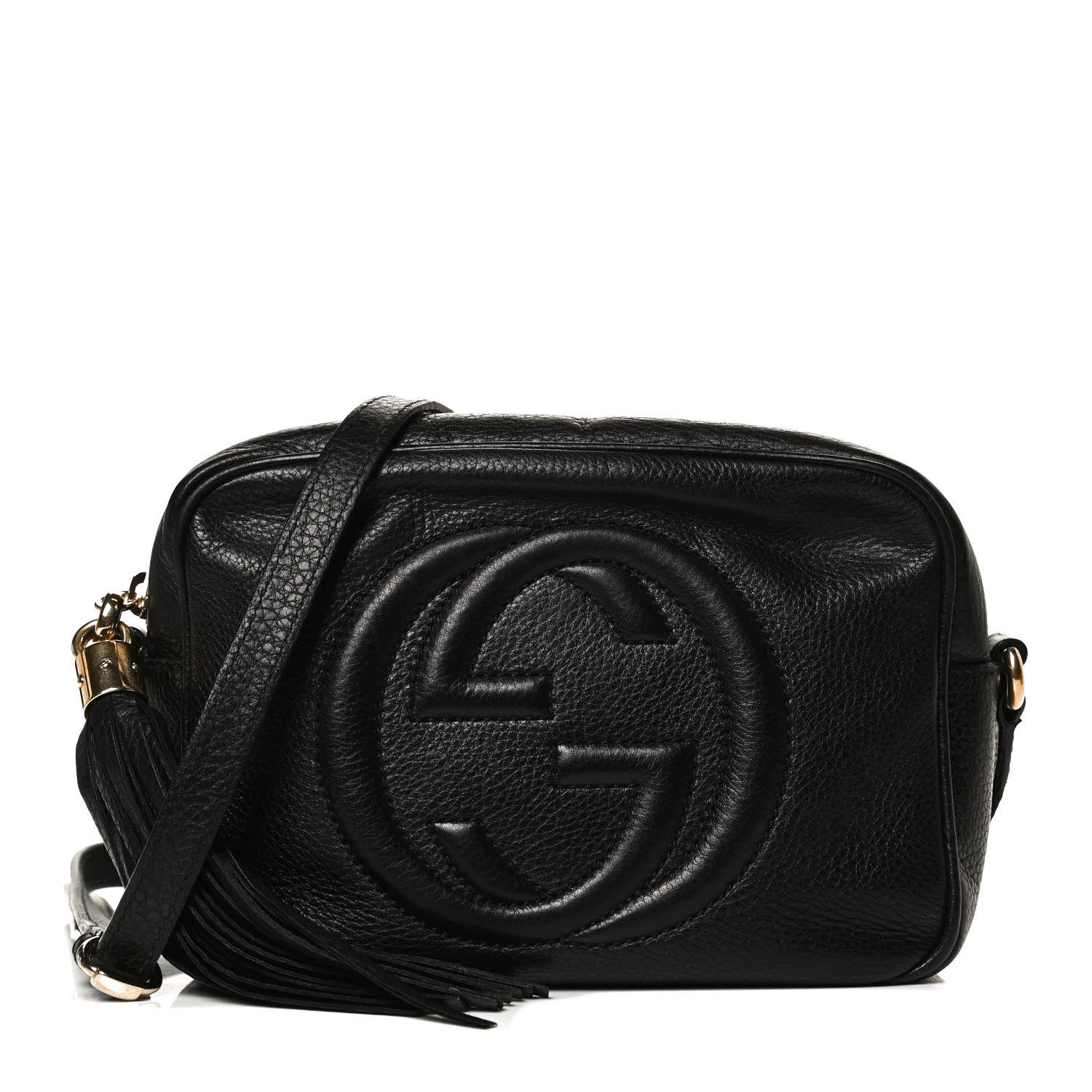 Gucci Pebbled Calfskin Small Soho Disco Bag Black 1 of 14