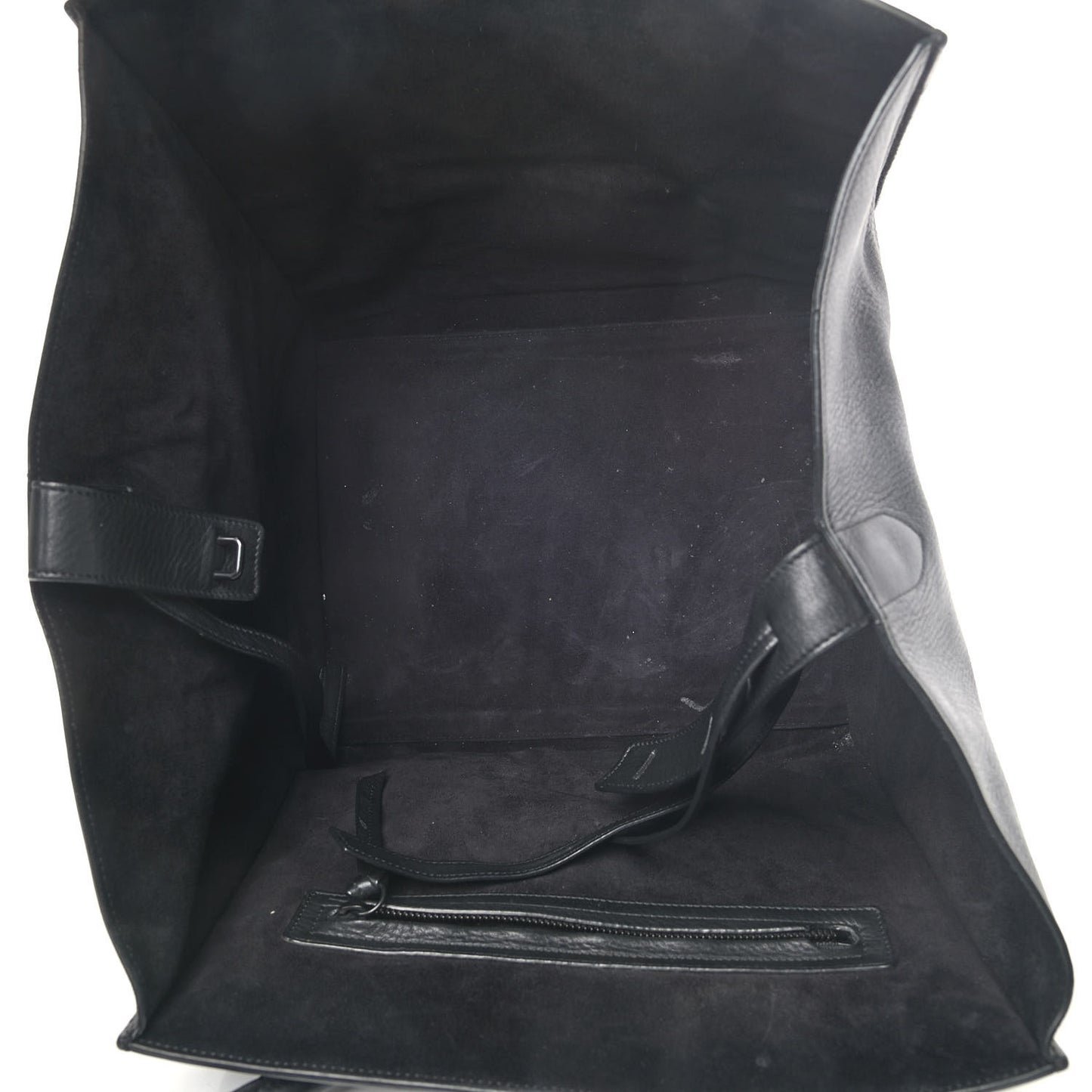 Supple Calfskin Medium Phantom Luggage Black