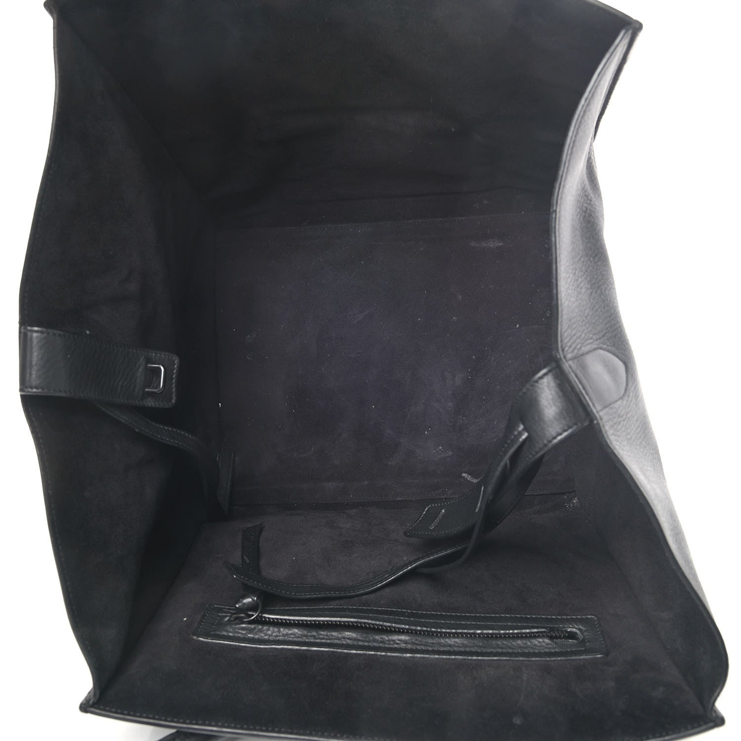 Celine Supple Calfskin Medium Phantom Luggage Black 4 of 12