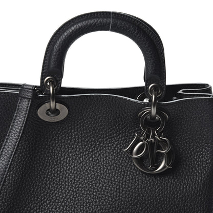 Christian Dior Bullcalf Small Diorissimo Tote Black 9 of 9
