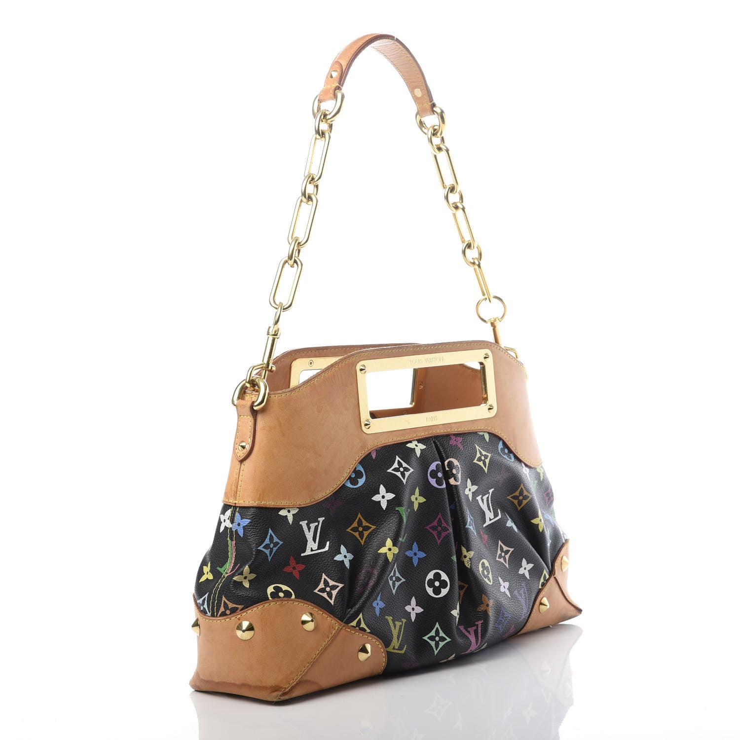 Louis Vuitton Monogram Multicolor Judy MM Black 3 of 19
