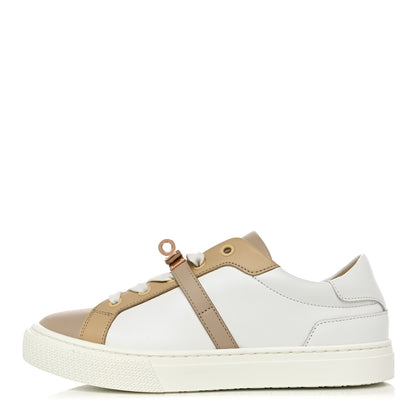 Hermes Calfskin Day Sneakers 35.5 Multicolor White 1 of 9