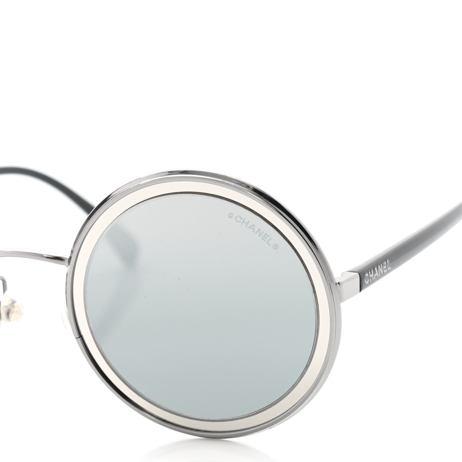 Chanel Round Sunglasses 4226 Black 5 of 7