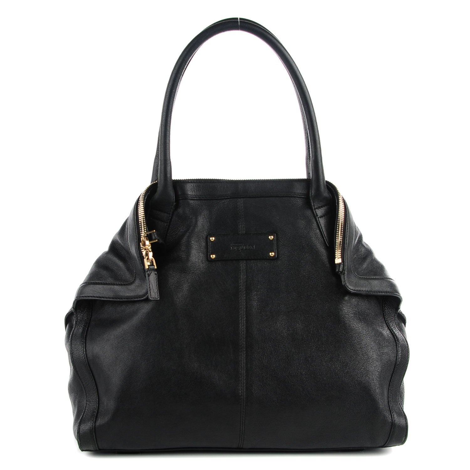 Alexander McQueen Leather Mini De Manta Tote Black 1 of 7