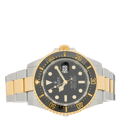 Rolex Stainless Steel 18K Yellow Gold 43mm Oyster Perpetual Date Sea-Dweller Deepsea Watch 126603 2 of 5