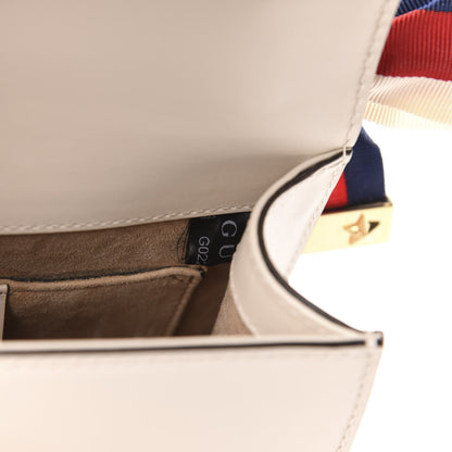 Gucci Calfskin Mini Sylvie Chain Shoulder Bag White 8 of 13