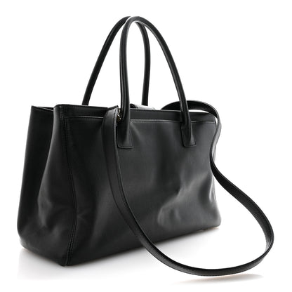 Chanel Calfskin Cerf Executive Shopper Tote Black 3 of 16