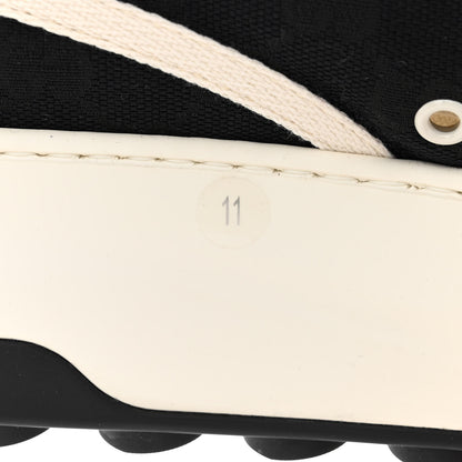 Gucci GG Monogram Mens 1977 Tennis Platform 52mm Sneakers 11 Black Mystic White 8 of 9