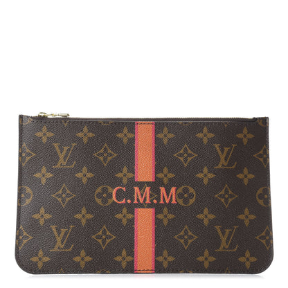 Louis Vuitton Monogram My LV Heritage Neverfull MM GM Pochette Moutarde Fuchsia 1 of 10