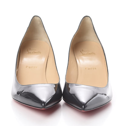 Christian Louboutin Patent Pigalle Follies 55 Pumps 39 Fusain 2 of 7