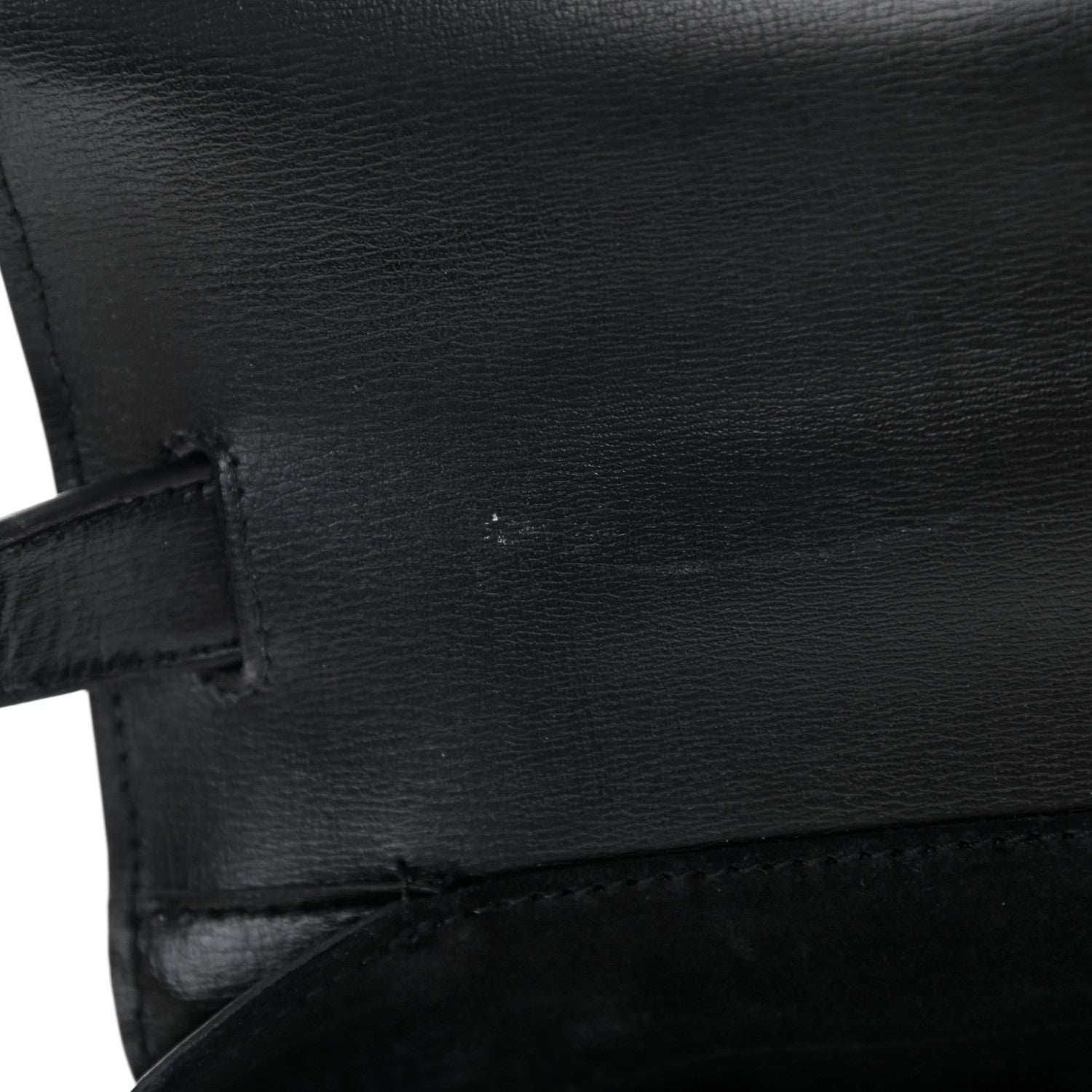 Saint Laurent Smooth Calfskin Suede Medium Bellechasse Black Dark Green 10 of 11