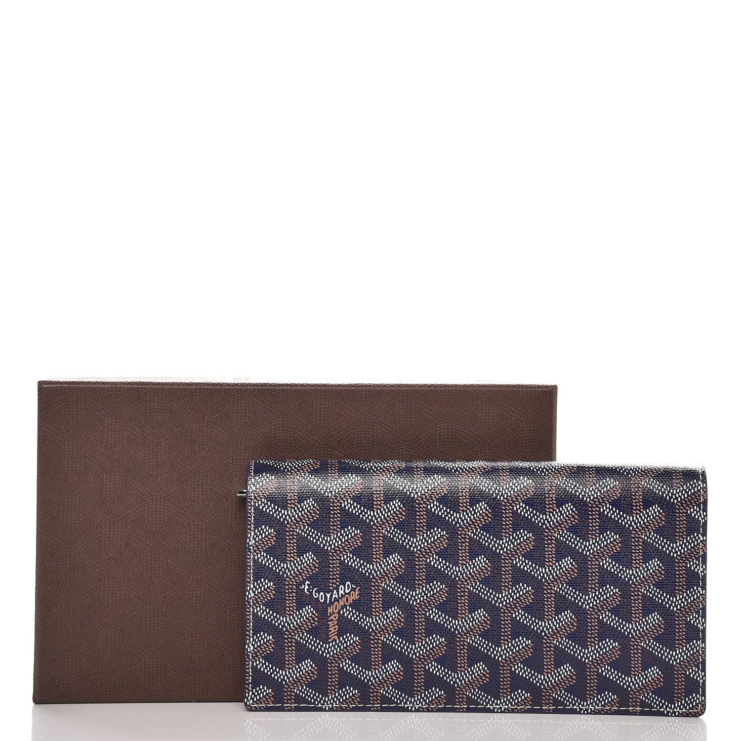 Goyard Goyardine Richelieu Wallet Navy 8 of 8
