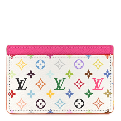 Louis Vuitton LV X TM Monogram Multicolor Card Holder Kawaii Pink 1 of 8