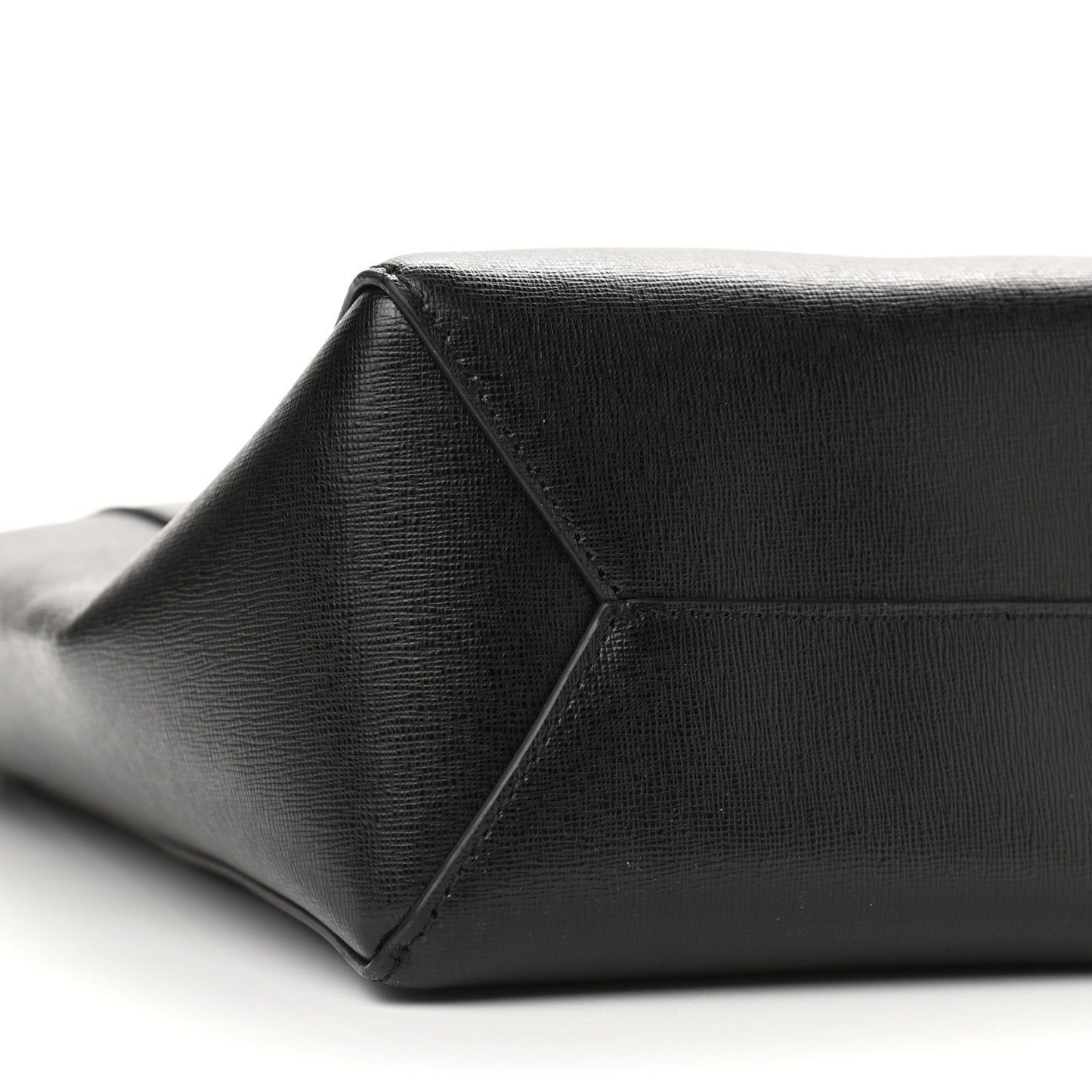 Calfskin Sculpture Tote Bag Black