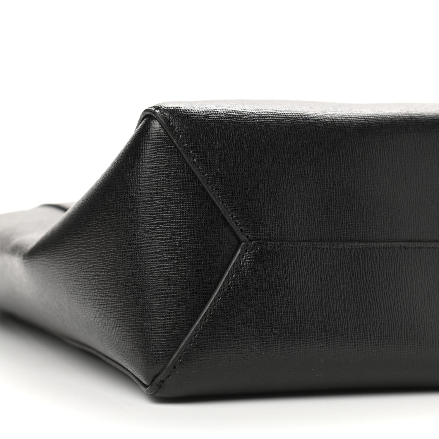 Off-White Calfskin Sculpture Tote Bag Black 9 of 10