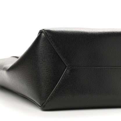 Off-White Calfskin Sculpture Tote Bag Black 9 of 10