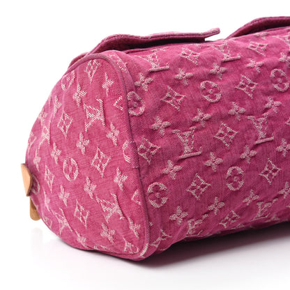 Louis Vuitton Monogram Denim Neo Speedy Fuchsia 6 of 11