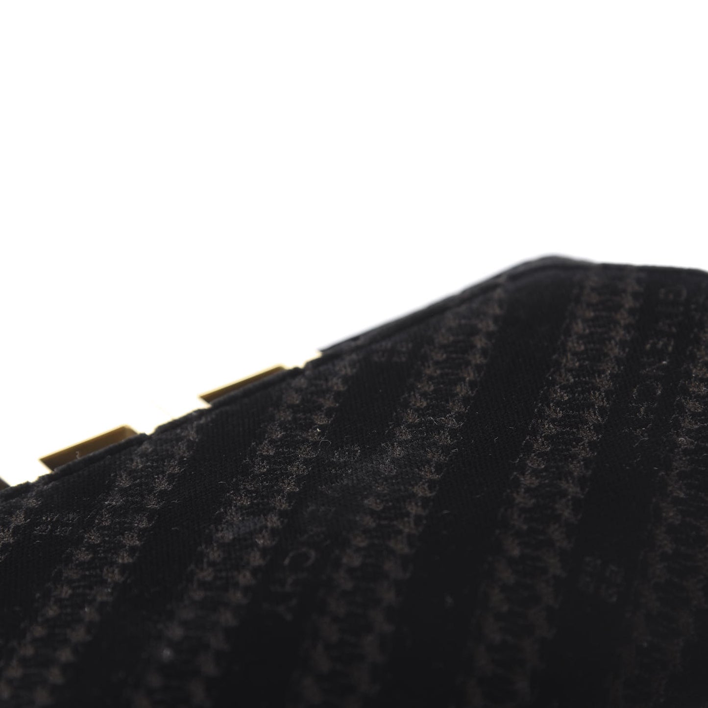 Velvet Logo Nano Eden Shoulder Bag Black