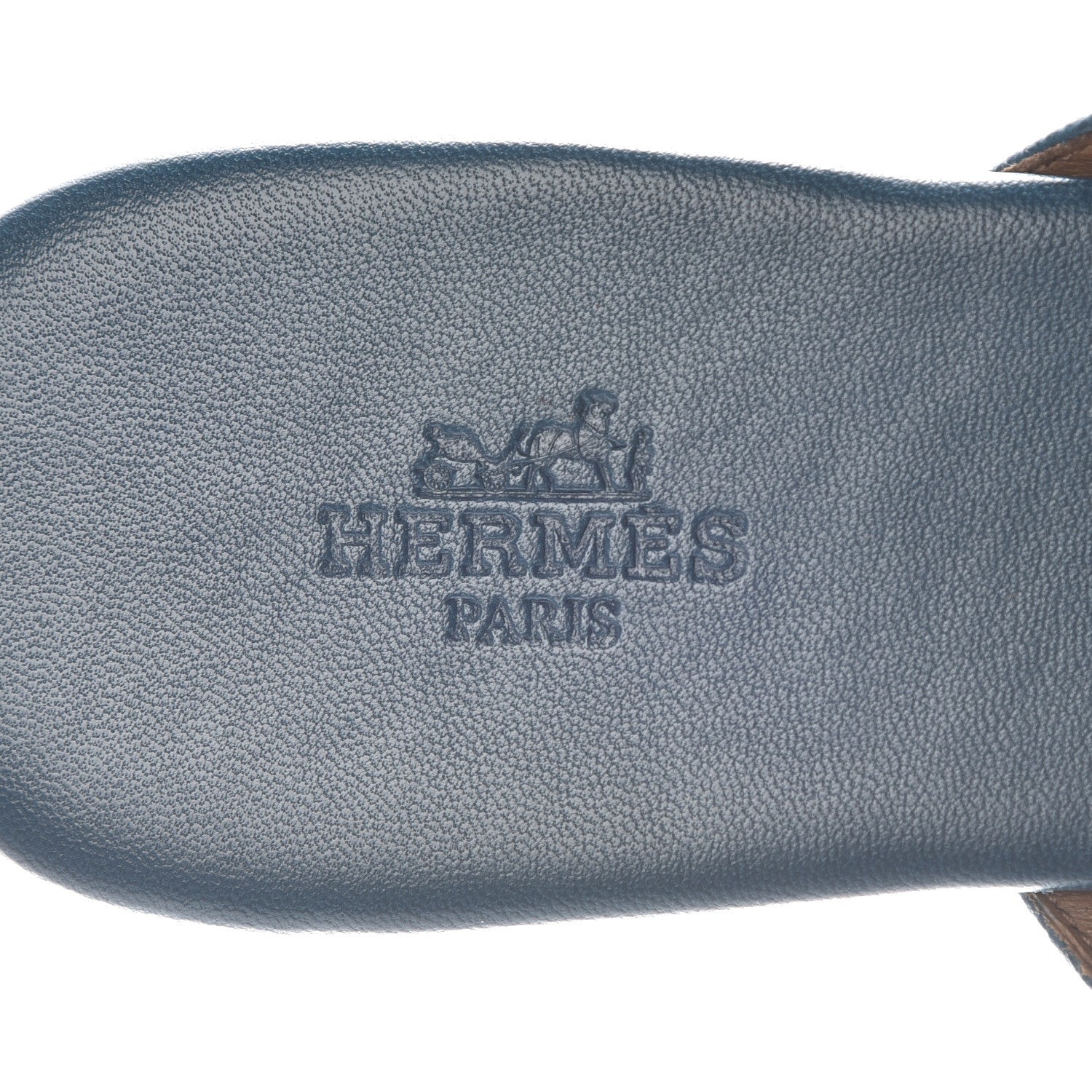 Hermes Epsom Corfou Sandals 36 Bleu Curacao 7 of 8