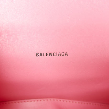Balenciaga Faux Fur Fluffy Hourglass XS Top Handle Bag Sweet Pink 6 of 11