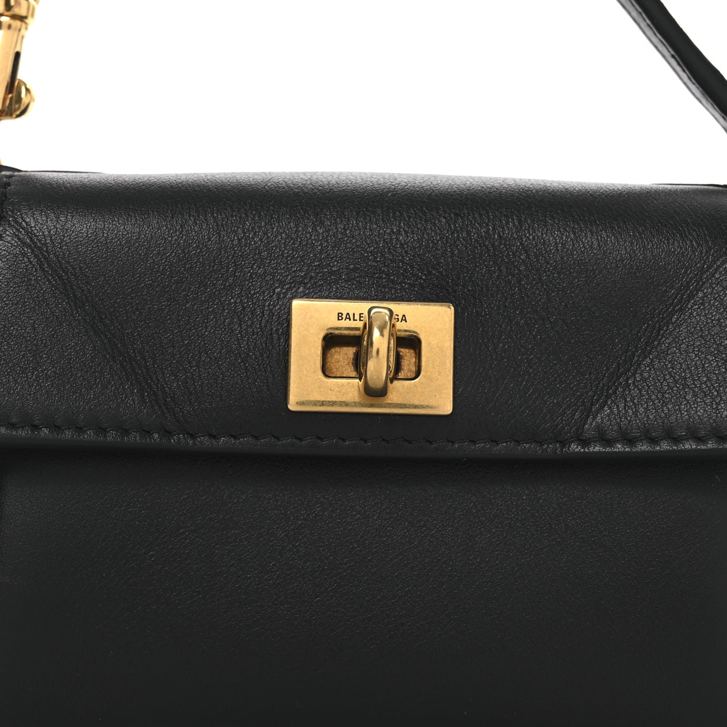 Smooth Calfskin Rodeo Micro Bag Charm Black