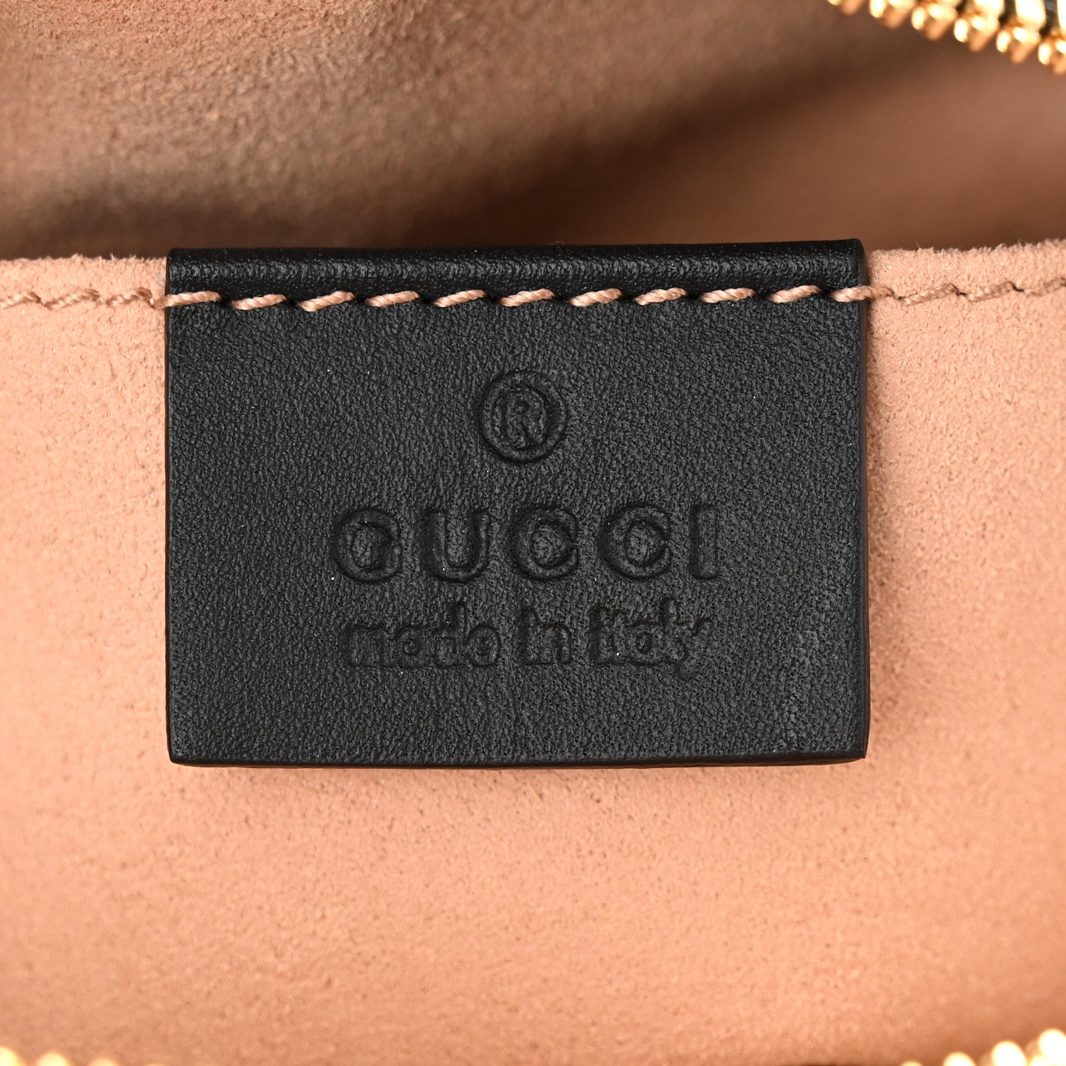 Gucci Suede Small Ophidia Belt Bag 85 34 Black 5 of 10