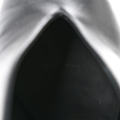 Chanel Lambskin Slingback Pumps 39.5 Black White 10 of 12