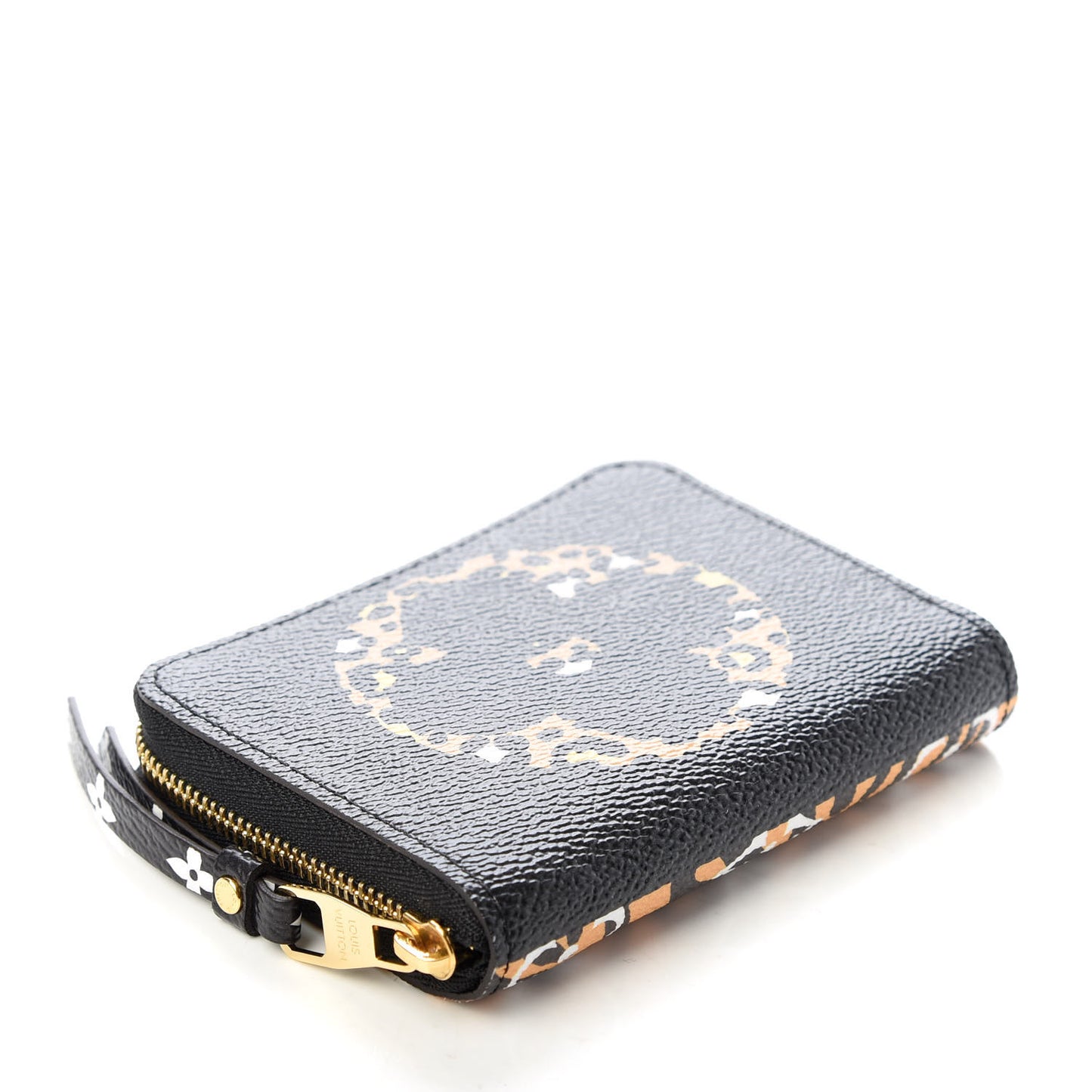 Monogram Giant Jungle Zippy Coin Purse Black