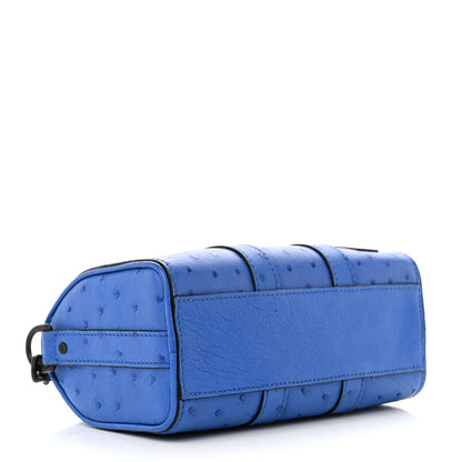 Louis Vuitton Ostrich Keepall XS Blue 4 of 9