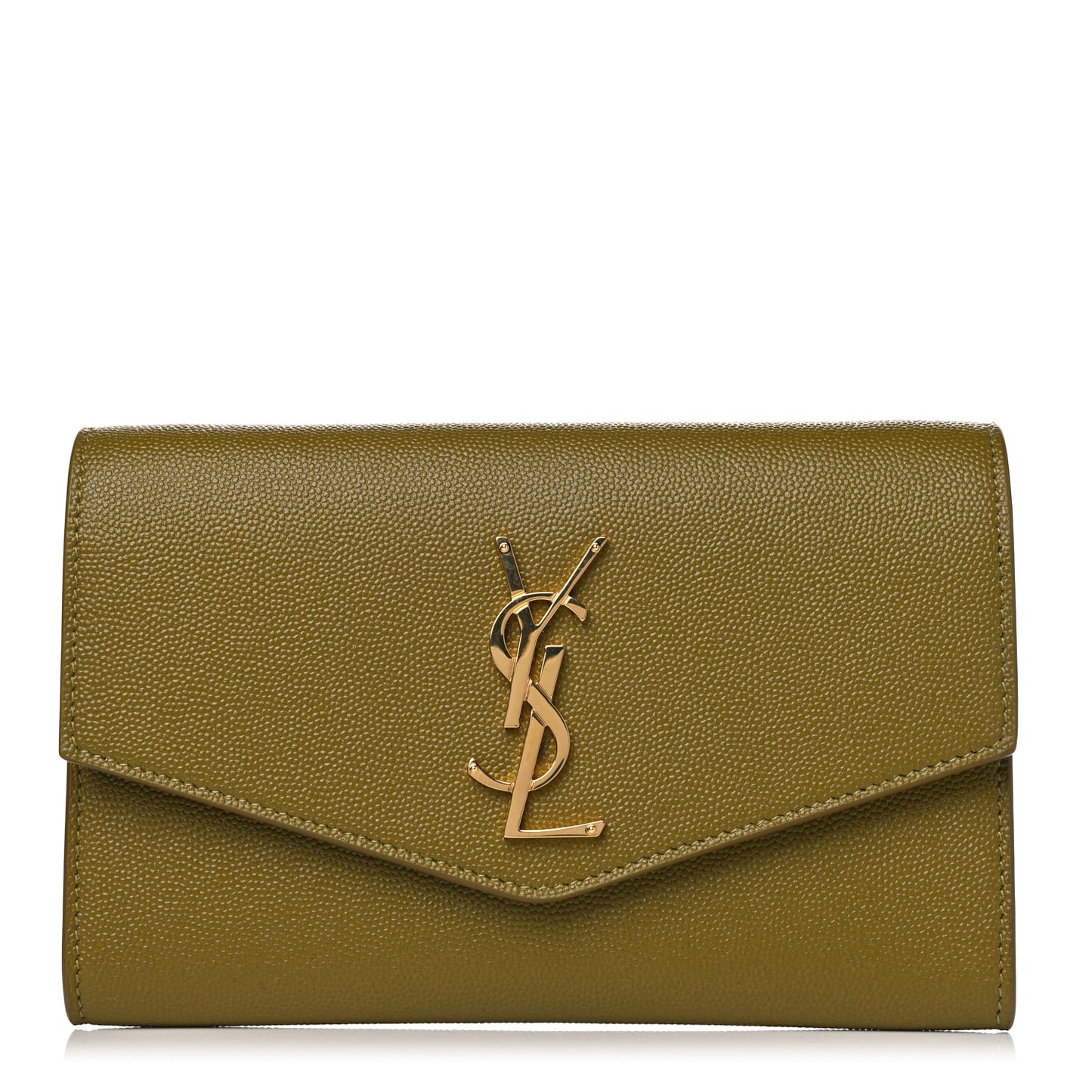 Grain De Poudre Monogram Uptown Chain Wallet Olive