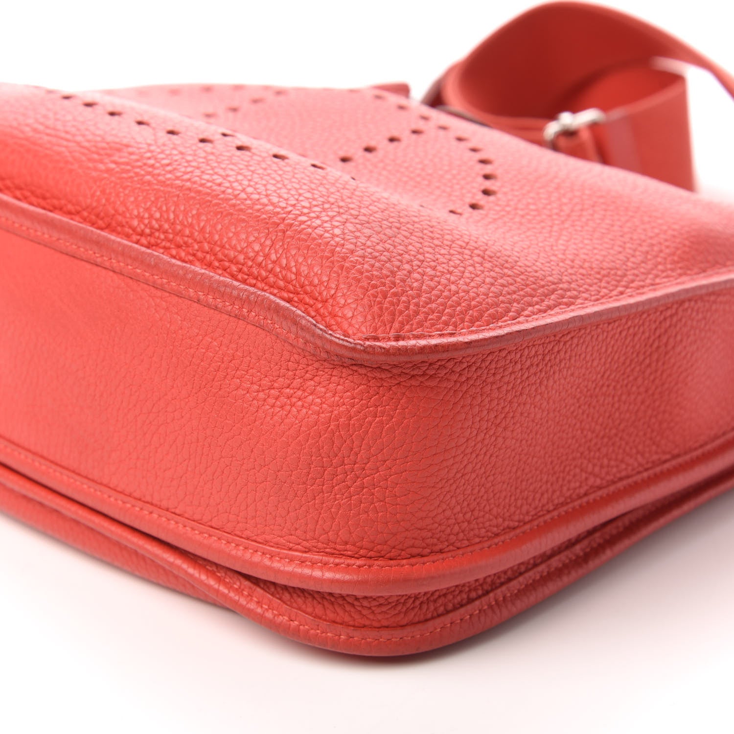 Hermes Taurillon Clemence Evelyne III PM Rouge Pivoine 7 of 11