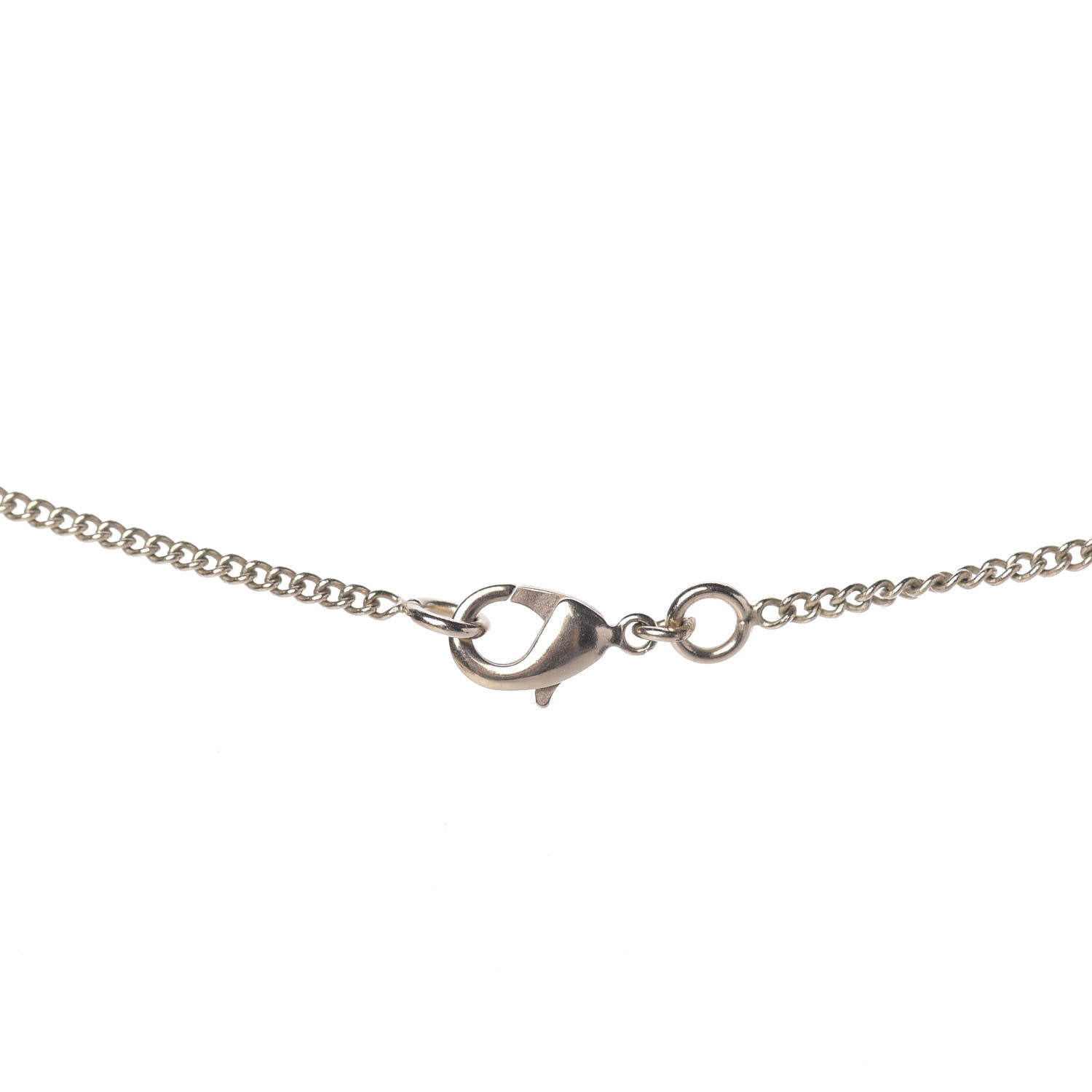 Chanel Logo Necklace Gold 5 of 5
