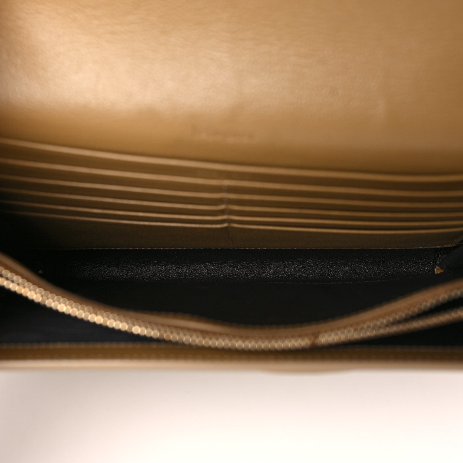 Saint Laurent Calfskin Belle de Jour Chain Clutch Beige 4 of 7