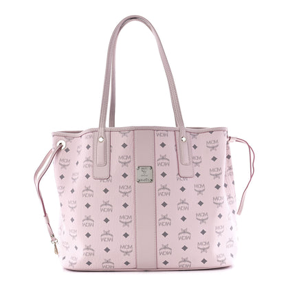 MCM Visetos Medium Liz Reversible Shopper Tote Powder Pink 3 of 22