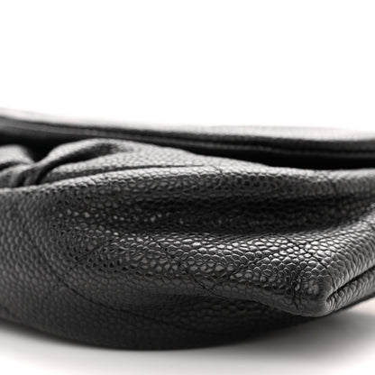 Chanel Caviar Half Moon Wallet On Chain WOC Black 11 of 11